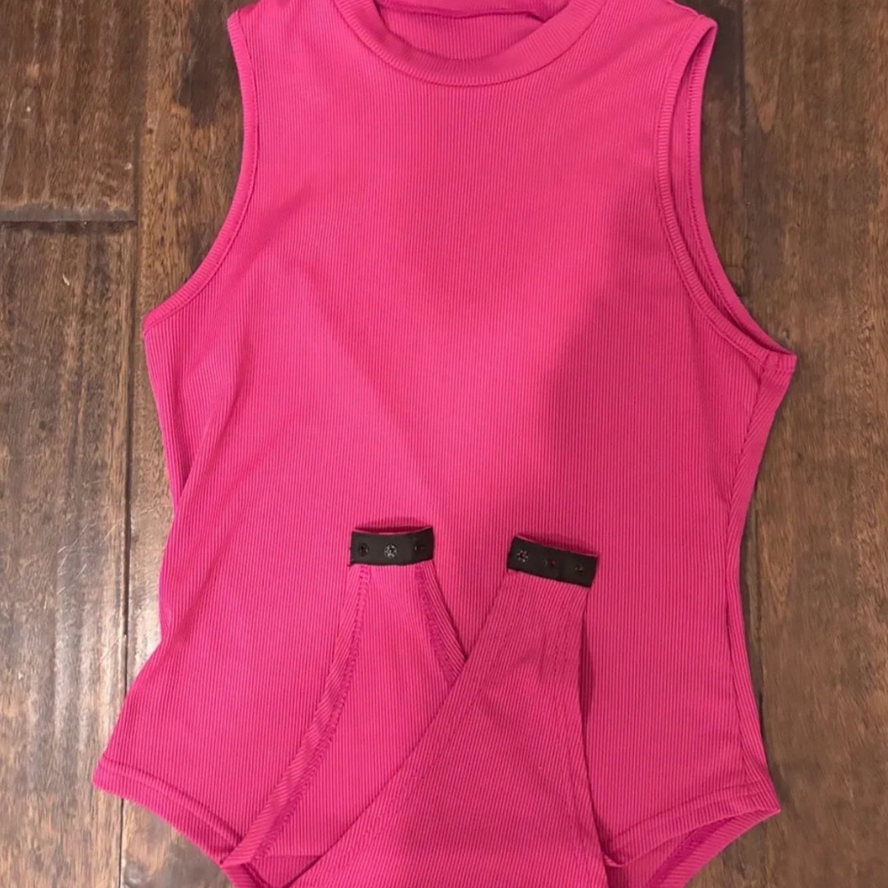 Pink Sleeveless bodysuit